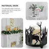 Candle Holders Set 3 Desk Decor Holder Centerpiece Desktop Adornment Vintage Candlestick Iron Metal Xmas Stand For Table Simple