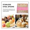 Coffee Scoops 12 PCS Christmas Coupon Mélanger Scoop Pendant Set Cup en acier inoxydable Couvoirs d'agitation Original