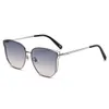 2024 Novos óculos de sol de designers para mulheres da marca Trendy Brand Fashion Cat Eye Eye Outdoor Trendy Street Shooting Sun Protection Sunglasses para mulheres