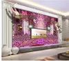 Wallpapers 3d Naam Custom Wallpaper Garden Little Angel Roman Column Tv achtergrond Wall Mural