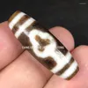 Kolye Kolyeler Antika Magic Eski Tibet Agate Bodhi Ağacı Muska Dzi Bead C006