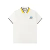 Designerska koszula Summer Mens Polo koszule kreskówki haftowane czyste bawełniane koszulki modne