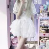 Kobiety majtki Lolita Kawaii JK Ruffles Bloomers Czarne różowe białe harajuku Kobiety Bezpieczeństwo Krótkie spodnie Y2K Japońskie szorty z lat 90.