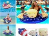 2020 Val Donald Trump Swim Ring uppblåsbara flottörer Giant Thicken UA Flag Swim Ring Float Summer Pool Party Play Water Float SE8774853