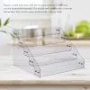 Tool Tiered Acrylic Rack Nail Polish Display Shelf Clear Multilayer Cosmetic Countertop Organizer Holder Nail Polish Stand Shelf