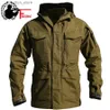Outdoor Jackets Hoodies M65 UK US Army Clothing Casual Tactical Wind Breakher Men Winter Autumn Flight Pilootjas mannelijke hoodie Militaire stijl Field Jacket L48