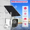 システム10CH 5MP NVRソーラーワイヤレスCCTV 4MP IPカメラシステムPIRソーラーバッテリー搭載WiFi IPセキュリティカメラセット8CH WIFI NVRキット