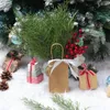 Decorative Flowers 55pcs Green Pine Christmas Leaves Artificial Cedar Snow Branches Tree Wedding Decorations Faux Plants