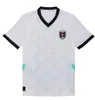 2024 2025 Österrike Soccer Jerseys Home Red Set Away White Jersey Österrike National Football Team Kits Men Tops Tee Shirts Uniforms Tops