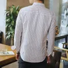 Heren -jurk shirts lange mouwen klassieke stijl modieus shirt trendy katoenen top casual knappe merk tillen