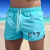 Męskie szorty plażowe Lonsdale-Print Sport Bieganie krótkie spodnie Szybki półyjski ruch szybki ruch surfingowy