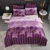 Bedding Sets Set Nordic Geometric Gold-plated Plaid Duvet Cover And Pillowcase Double Large Extra (no Sheets)