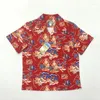 Mäns avslappnade skjortor Bob Dong Aloha Hawaii Hula Girl Men Beach Summer Short Sleeve Hawaiian Semester TOPS CAMISA MASCULINA