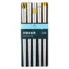 Chopsticks 1/2PCS Reusable Five-Color Dining Sushi Multi Color Chop Sticks Household Tableware