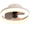 Ceiling Light Fans AC DC Fan Bedroom Lamp Lighting For Living Room Decorative Lamps Ventilated Silent With Remote Control