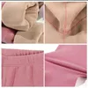 Ropa de dormir para mujeres pantalones de pijama cálido para mujeres agregados en el terciopelo engrosar los pantalones de la casa de la cintura alta y la dama sin costura