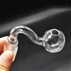 10pcs 14mm 18mm Male e fêmea Acessório de fumar Banger de queimador de óleo de vidro para cachimbos de água Bong Shisha Dab Rigs