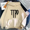 Women's Hoodies 2024 The Marted Poets Department Gedrukte Casual pullovers vintage cartoon vrouwelijke kapjes met capuchon dames kawaii sweatshir