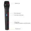 Microphones Black Condenseur Microphone sans fil V16U Microphone sans fil universel 2 dans 1 VHF USB universel reçoit le micro portable