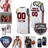 2024 Kobiet Koszykówka Narodowa Mistrzowie Zia Cooke Aliyah Boston South Carolina Gamecocks koszulka Ashlyn Watkins Chloe Kitts Destanni Henderson Custom Jerseys