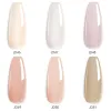 Gel 15 ml venalisa gelé semi transparent nagelgel polsk kit kamouflage fransk gel lack silkeslen matt topp super generös färg