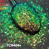 Paillettes TCT350 Chameleon Shift Color Mylar Shard Nails irréguliers Décoration de ongles paille