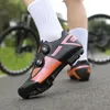 Cykelskor utomhusbergens ensamstående racing -sneakers för par MTB -cykel