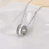 Elegant design of women's necklace retro lock buckle pendant