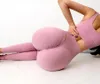 Pantalons de yoga Leggings Yogasport Femmes Fitness Fitness Nylon High Taist Long Pig Hip Push Up Collons Gym Clothing4631452