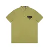남자 폴로 여름 패션 캐주얼 티셔츠 디자이너 남자 고급 폴로 레터 인쇄 패션 폴로 #055