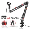 Microfones Melhor venda Microfone Stand Metal Suspension Scissor Arm Mic Stand Stand Holder para Broadcast Home Studio Live