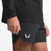 Mäns shorts American Light and Thin Loose Straight Torked Sports Pants 2024 Summer Running Fitness