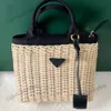 Beach bag designer advanced straw woven tote summer sunshine holiday shopping bags luxury crossbody shoulder handbag with strap