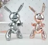 Ballon Rabbit Art Figurine Craft Shiny Balloon Dog Dog Statue Home Decoration Accessoires Offices de Noël T2003318644254