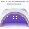 Сушилка Sun x9 Max UV светодиодная лампа для гвоздь 114W Gel Plic