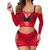 Buitifo Womens Lingerie Set Fishnet Babydoll Bodysuit Sexy Wear Nightwear