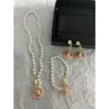 Designer Viviane Westwood Jewelry Bunte Kaiser Witwe Emaille 3d Saturn Perlenkette Damen Französische High -End -Planetenkragen Kette
