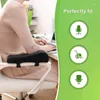 Pillow 2Piece Chair Ergonomic Armrest S Pressure Relief With Memory Foam Pads Of Black Computer Arm