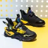 Sneakers mwy waterdicht lederen rennende kinderen sneakers ademende sportjongen casual schoen voor meisje buiten wandelen cartoon kinderschoenen