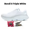 Athletic Cloud Triple White Black Bottoms Airy Blue Running Shoes Clifton 9 Bondi 8 Women Men Jogging Sports Trainers Pink Foam Runners Sneakers Size 36-45