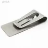 Money Clips Silver Money Clip Mini Stainless Steel Hoge Kwaliteit Bill Clamp Banknote 240408