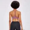 Aloes Women Yoga Designer Topy Tank Tops Gym Ubrania w kształcie litery U Bra dla kobiet swobodne biegu nago ciasna kamizelka fitness Koszula B13IR