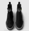 Luksusowy projektant Beaubourg Kids Chelsea Boots Ladies Winter Zip Buty Buty swobodne wygodne buty na pięcie Czarne cielę skórzane buty ślubne 35-41