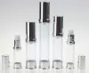 Partihandel 5 ml luftfria pumpflaskor Partihandelsflaskor med luftlös pump 5 ml ögonkoncentration Airless Bottle ZZ