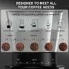 Biolomix Burr Burr Coffee molinillo con pantalla de temporizador digital 31 Configuraciones precisas para espresso/goteo/prensa francesa/fría cervecería 240328