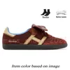 Samba Wales Bonner Gazelle Shoes Pony Leopard Nylon Brown Sporty Rich Silver Golden Gazelles Sneakers Vegan White Black【code ：L】Loafers Trainers