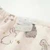 Kobietowa odzież snu kobiet w ciąży Pękama jesienna zima bawełniana międzywarta długa spodnie japoński w stylu elastyczna talia