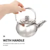 Dinnerware Sets Stainless Steel Teapot Metal Kettle Stove Top Stovetop Pots Pitcher Portable Home