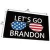 Banner Flags 3x5 Ft Laisse aller Brandon Flag Ding Tools avec deux œillets en laiton pour la décoration intérieure en plein air Livraison de chute à face unique DHKNP