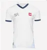 New Tjeckien fotbollströjor Schweiz hem borta 24/25 Österrike Red Blue White 2024 2025 Island Sports fotbollströjor Sportkläder Serbien Camisola Euro Cup 888